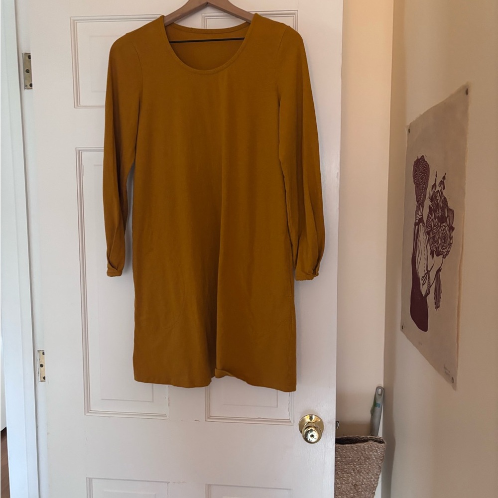 Gudrun Sjoden Mustard Yellow Dress